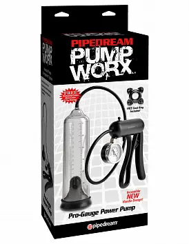 Вакуумная мужская помпа Pump Worx Pro-Gauge Power Pump