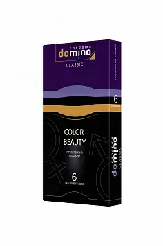 Презервативы гладкие разноцветные Luxe DOMINO CLASSIC Colour Beauty