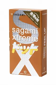 Презервативы точечные 0,06 Sagami Xtreme Feel Up