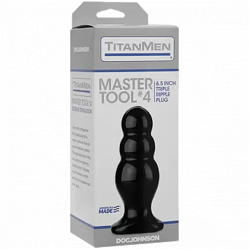 Пробка для фистинга Master Tool №4 TitanMen Doc Johnson 3200-08-BX