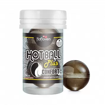 Анальный лубрикант в капсулах на масляной основе Confort Hot Ball Plus HotFlowers HC622