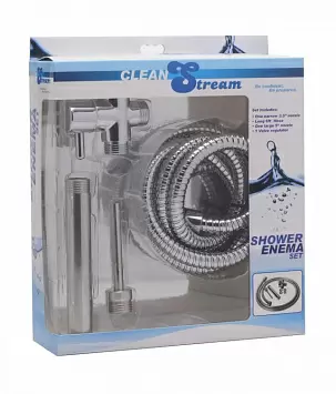 Набор для анального душа CleanStream - Shower Enema System