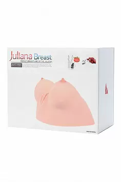 Мастурбатор грудь-вагина с вибрацией и ротацией Juliana Breast Kokos