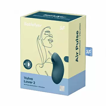 Вакуумный стимулятор клитора с вибрацией Satisfyer Vulva Lover 2