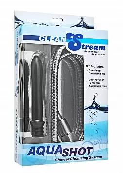 Набор для анального душа CleanStream Aqua Shot Shower