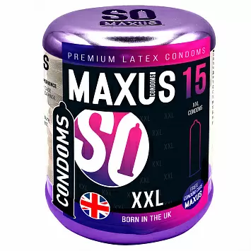 Презервативы увеличенного размера MAXUS XXL №15