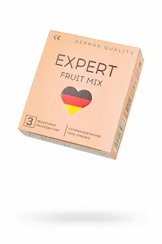Презервативы гладкие фруктовые ароматизированные EXPERT Fruit Mix Germany