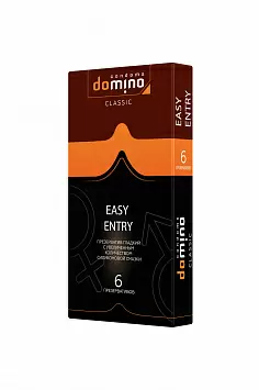 Презервативы гладкие с увеличенной смазкой Luxe DOMINO CLASSIC Easy Entry